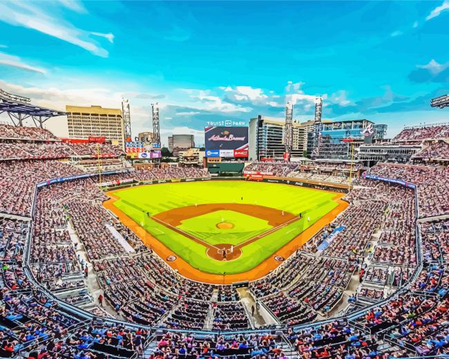 Truist Park Paint By Numbers