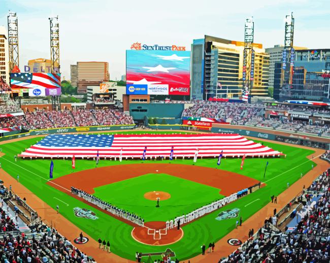 Truist Park Paint By Numbers