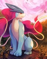 Suicune Pokemon Paint By Numbers