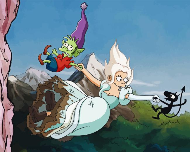 Bean Elfo Luci Paint By Numbers