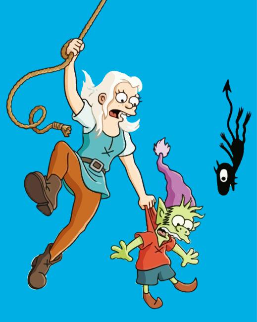 Elfo And Bean Paint By Numbers