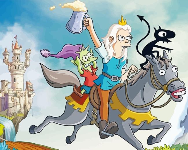 Bean Elfo And Luci Paint By Numbers