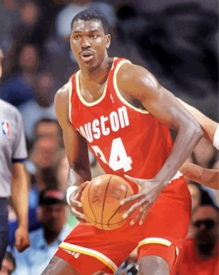 Hakeem Olajuwon Paint By Numbers