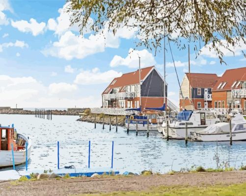 Havn Denmark paint by numbers