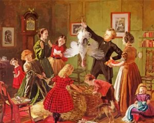 Victorian Christmas Paint By Numbers