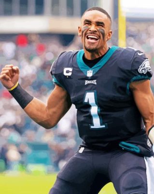 Jalen Hurts Paint By Numbers 