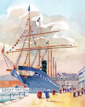SS Great Britain Paint By Numbers