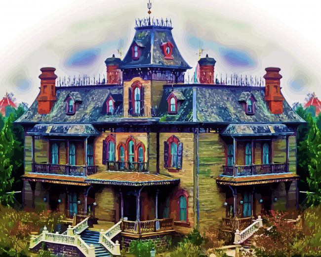 Disney Movie Haunted Mansion Paint By Numbers