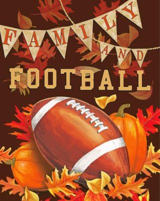 Family And Football Paint By Numbers
