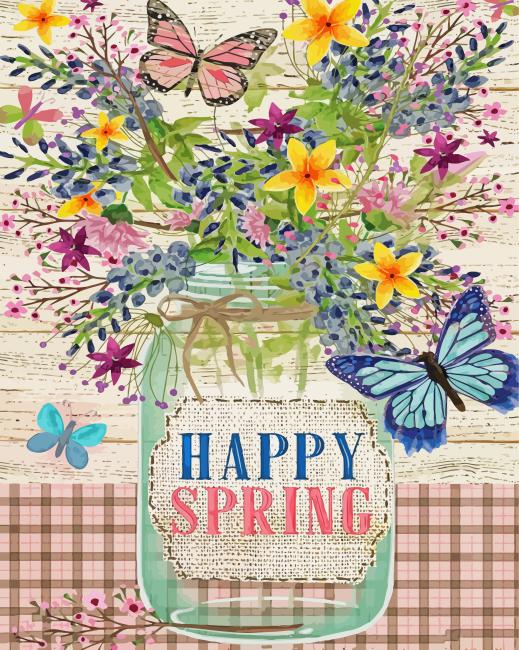 Mason Jar Paint By Numbers