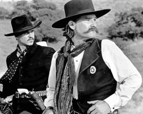 Tombstone Black And White Characters