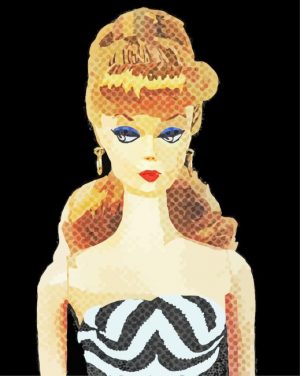 Aesthetic Barbie Paint By Numbers