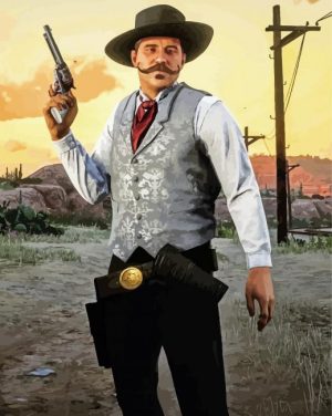 Tombstone Val Kilmer Paint By Numbers