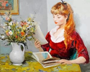 Young Lady By Marcel Paint By Numbers