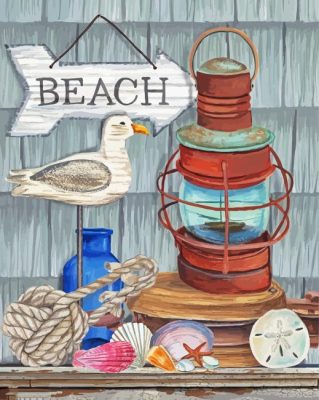 Beach Vibes Paint By Numbers