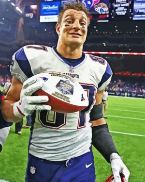 Gronk Rob Gronkowski Paint By Numbers