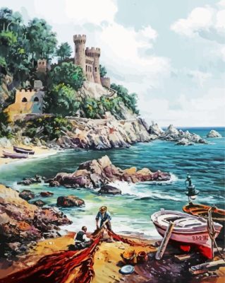 Lloret de Mar Art Paint By Numbers 