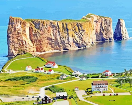 Perce Rock Paint By Numbers 