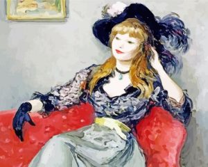 Classy Lady By Marcel Dyf Paint By Numbers