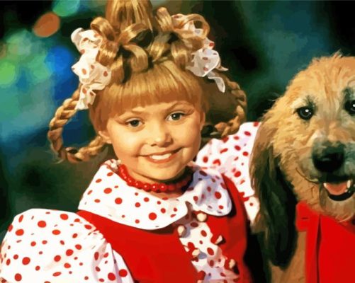 Cute Cindy Lou Who Paint By Numbers 
