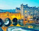 Bath England Evening Paint By Numbers