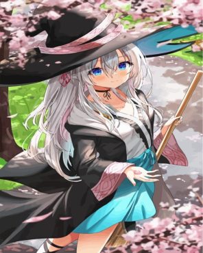 Elaina Witch Paint By Numbers