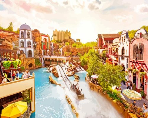 Phantasialand Bruhl Germany Paint By Numbers