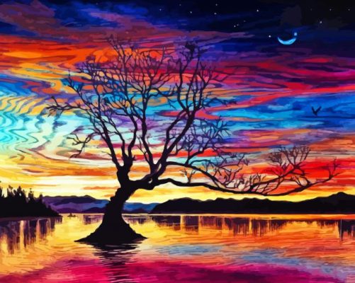 Lonely Tree Paint By Numbers 