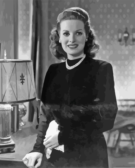 Actress Maureen OHara Paint By Numbers