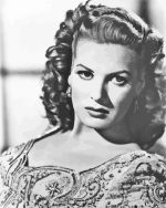 Black And White Maureen OHara Paint By Numbers