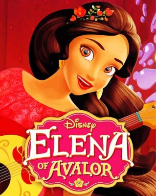 Disney Princess Elena Paint By Numbers 
