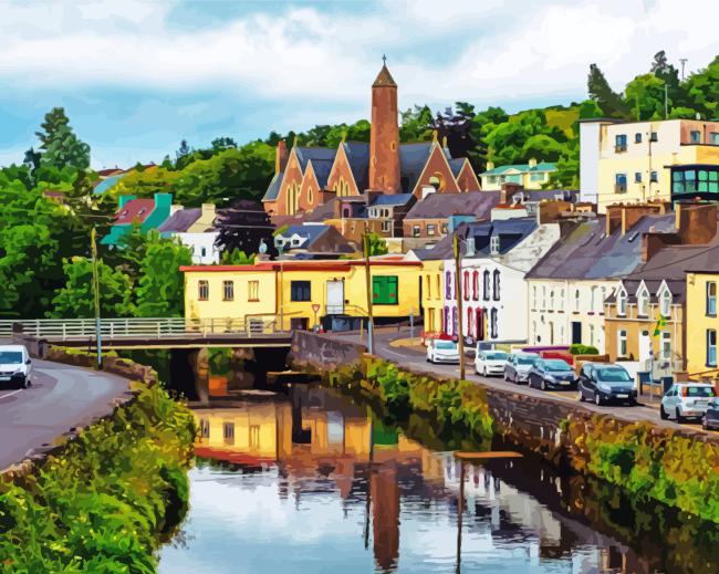 Donegal Town Ireland Paint By Numbers Donegal Town Ireland Paint By Numbers