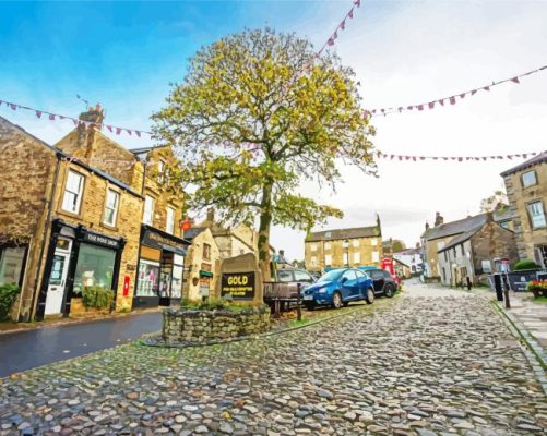 Grassington Landscape Paint By Numbers 