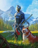 Warframe Character Video Game Paint By Numbers