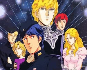 Aesthetic LOGH Characters Paint By Numbers