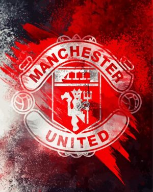Manchester United Club Logo Paint By Numbers