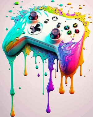 Game Controller Paint By Numbers
