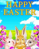 Happy Easter Paint By Numbers