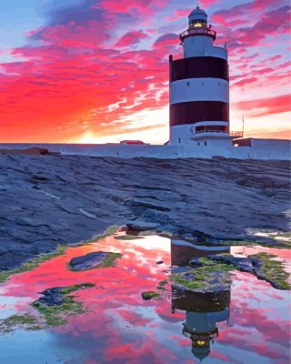 Hook Head Lighthouse Paint By Numbers 