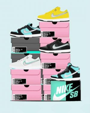 Nike Shoes Paint By Numbers