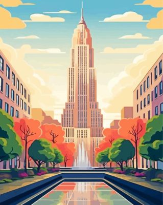 Rockfeller Center Paint By Numbers 