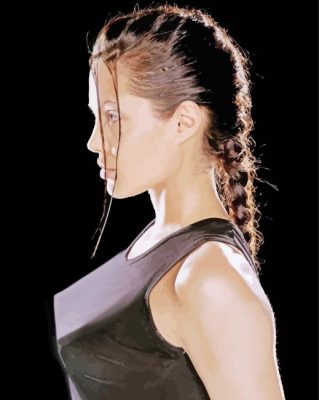 Angelina Jolie Paint By Numbers 