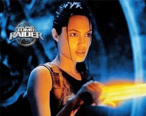 Lara Croft Tomb Raider Paint By Numbers