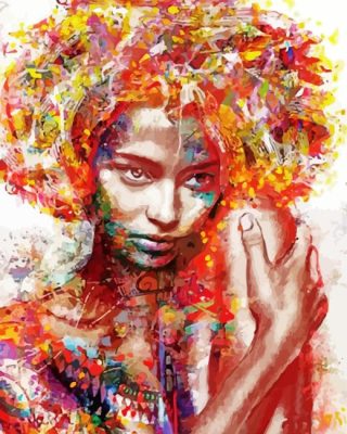 African Lady Paint By Numbers