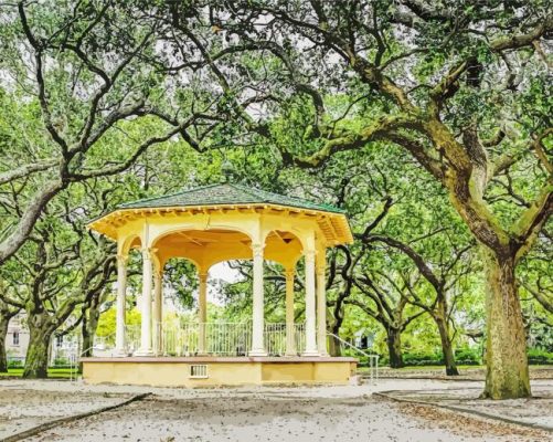 Gazebo At White Point Garden Paint By Numbers