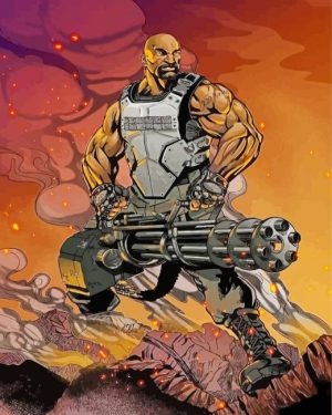 Roadblock GI Joe Hero Paint By Numbers