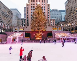 Rockfeller Center Christmas Paint By Numbers