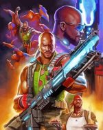 Cool Roadblock GI Joe Paint By Numbers