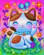 Happy Kitty Paint By Numbers