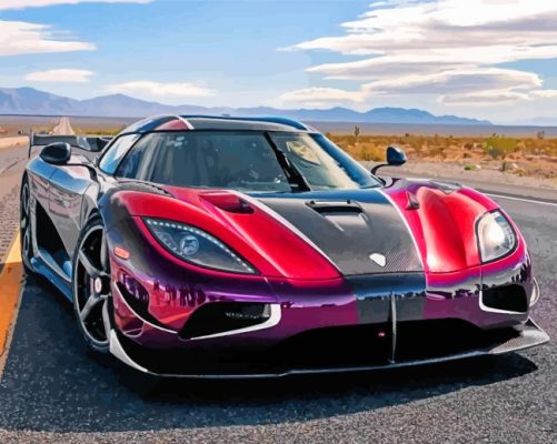 Koenigsegg Car Paint By Numbers 